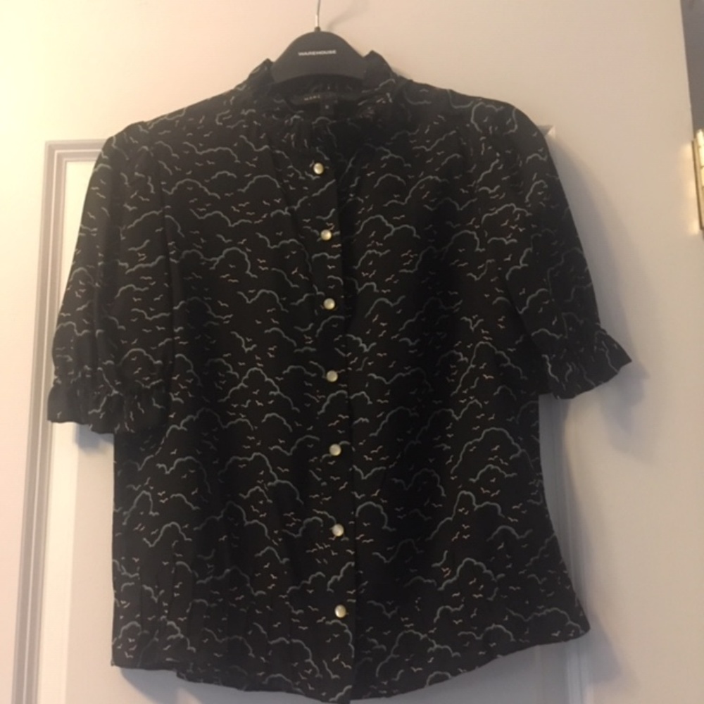 Marc Jacobs clouds and sky blouse